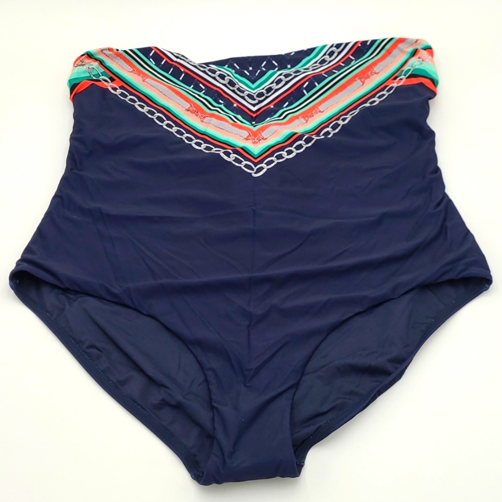 Jets Swimwear Bandeau 1 PC Women's Size 12